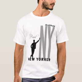 Anpassadet Proud New Yorker T Shirt