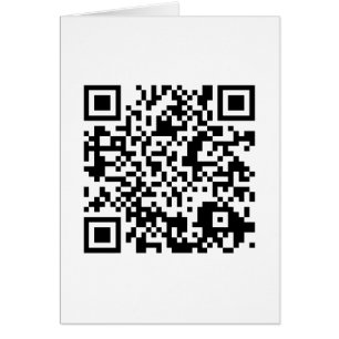 anpassadet QR kodifierar Hälsningskort