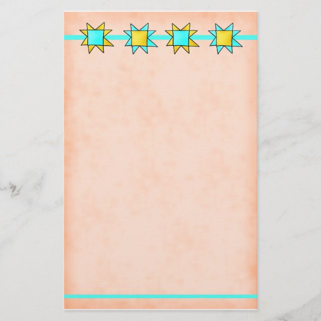 Anpassadet Quilt Älskare Hund Stationery Brevpapper (Framsida)