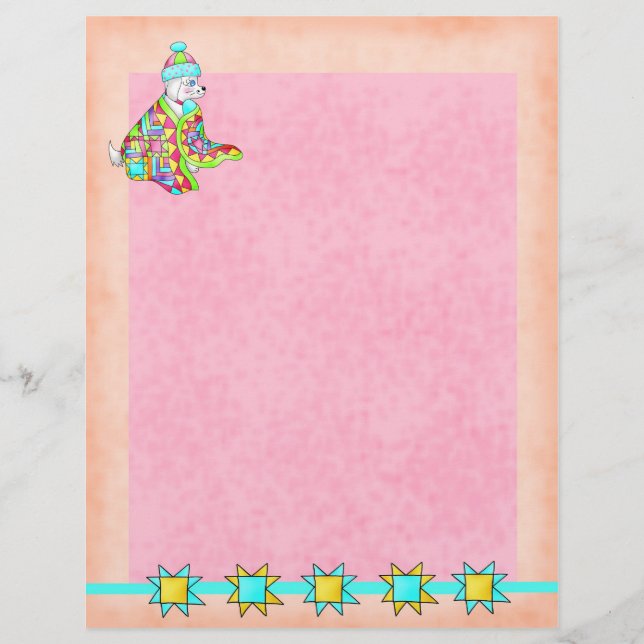 Anpassadet Quilt Älskare Letterhead (Framsida)