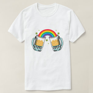 ANPASSADET RAINBOW BEER LÄGG TILL EGET NAMN/FRASE T SHIRT