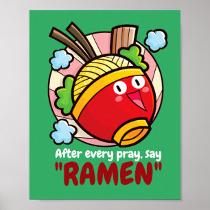 Anpassadet "Ramen" efter bön Poster