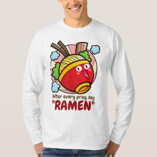 Anpassadet "Ramen" efter bön T Shirt