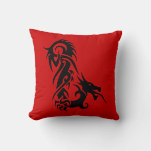 Anpassadet Red Dragon Pillow Kudde