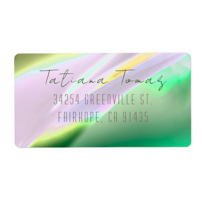 Anpassadet Returadressetikett Fraktsedel (Framsidan)