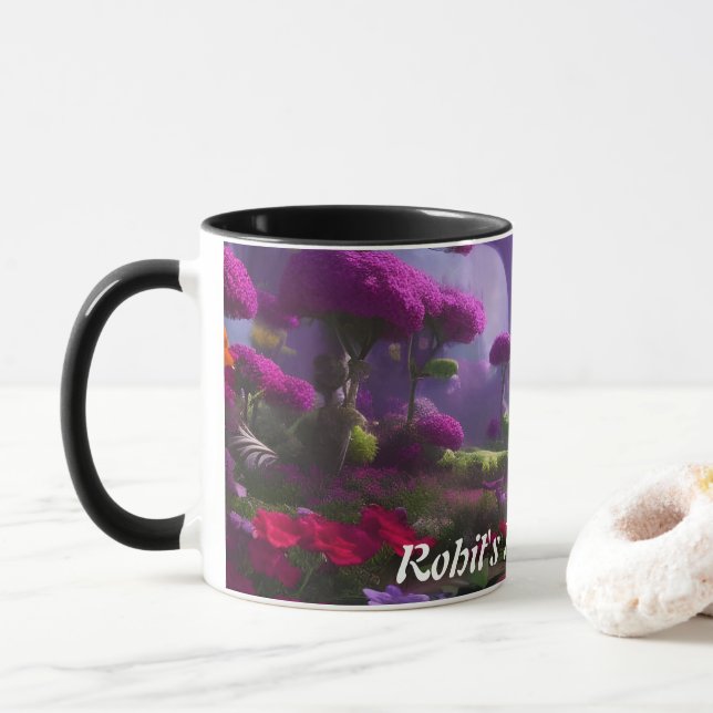 Anpassadet Rohit's Morgontea Personlig Mugg (Med munk)
