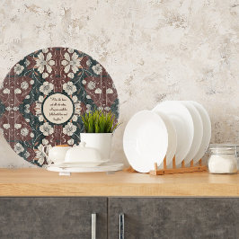 Anpassadet Rund för Blommar för hösten-nollor