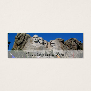 Anpassadet Rushmore Photo Souvenir Litet Visitkort