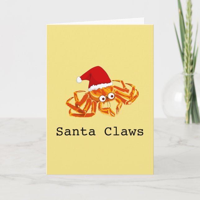 Anpassadet Santa Klo christmas Helgkort (Framsida)