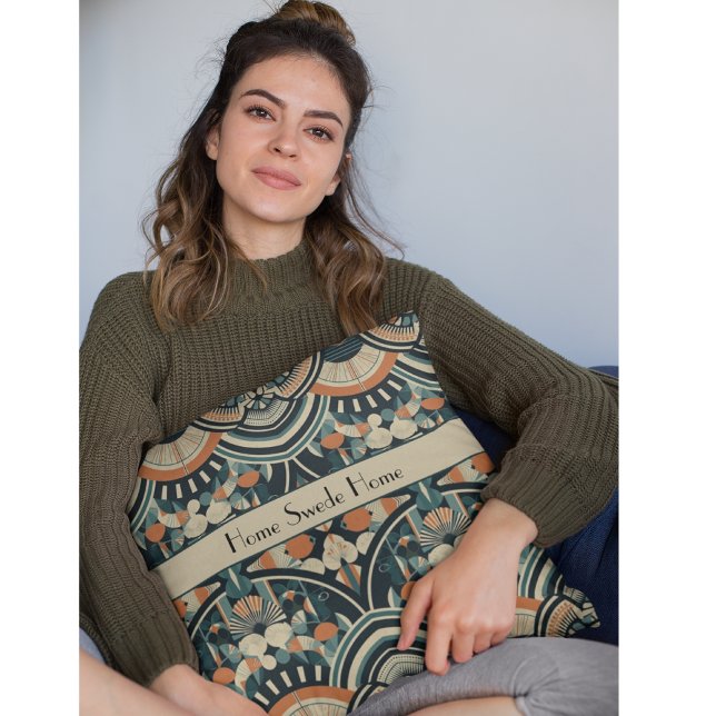 Anpassadet Scandinavian Art Deco Kudde (Skapare uppladdad)