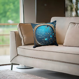 Anpassadet Shimming Blue and God Ram Kudde