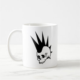 Anpassadet Skräppsskräppost Skull Kaffemugg