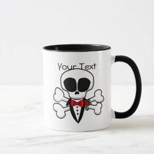 Anpassadet Skull, fullständig groom Mugg