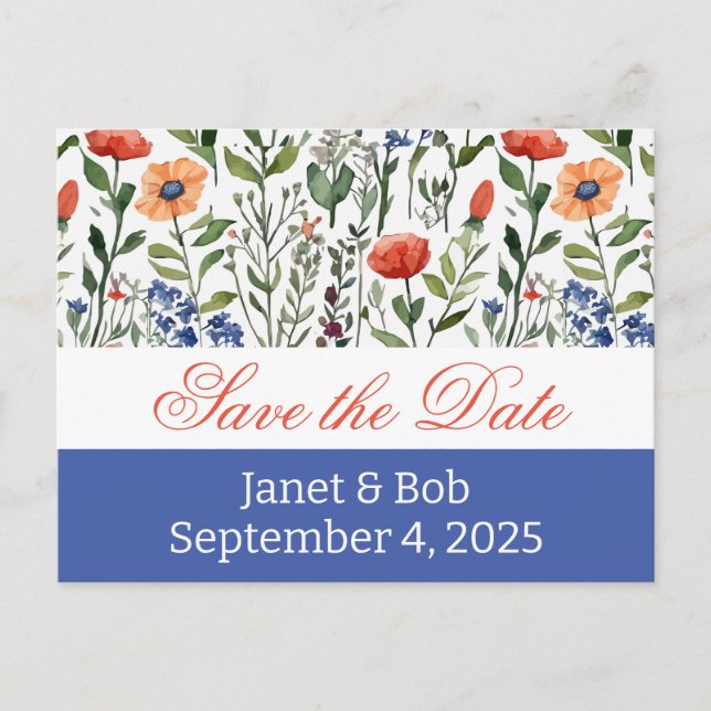 Anpassadet sparar datum för nyp på vykort (Framsida)