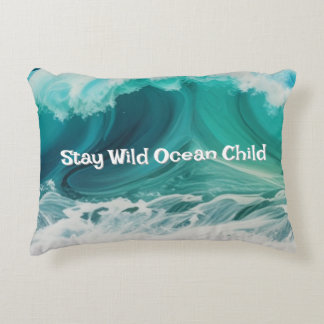 anpassadet "Stanna Vild Ocean Child" Prydnadskudde