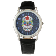 Anpassadet Sugar Skull Manar Watch