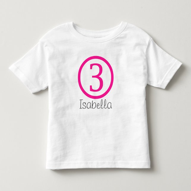 anpassadet T-Shirt Girl (Framsida)