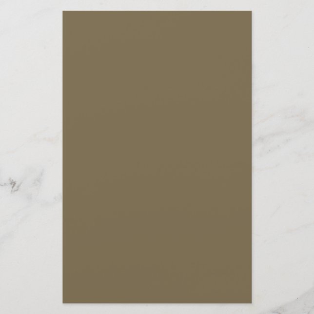 Anpassadet Taupe Brown Färg Background Brevpapper (Framsida)