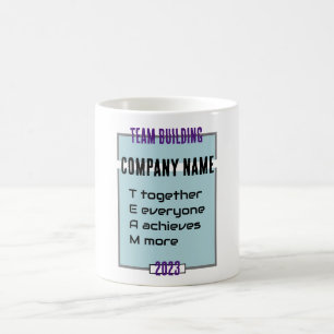 anpassadet "Team Byggnad" Kaffe Mugg