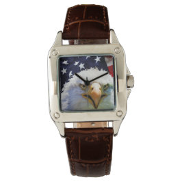 Anpassadet tittar på amerikansk flagga armbandsur