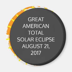 anpassadet Underbar amerikansk total solenergi Magnet