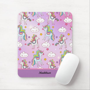 Anpassadet Unicorn och Rainbow Musmatta