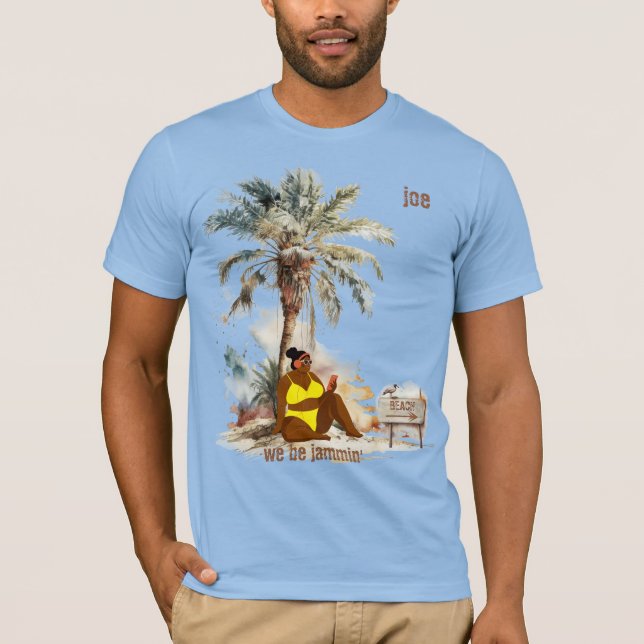 anpassadet "vi är jammin" t shirt (Framsida)