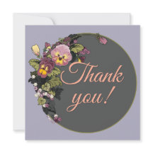 Anpassadet Victorian Pansies Framed