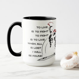 Anpassadet "WARRIOR SOUL" 15oz Mugg