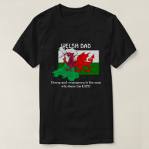 Anpassadet WELSH PAPPA Flagga Wales