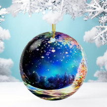 Anpassadet Woodland jul Ornament