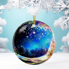 Anpassadet Woodland jul Ornament