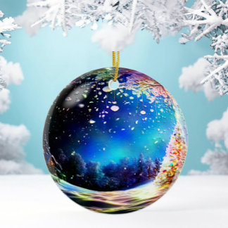 Anpassadet Woodland jul Ornament