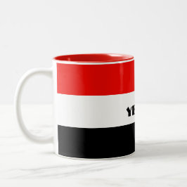 Anpassadet YEMEN Speciell Tourist Gift Classic Två-Tonad Mugg
