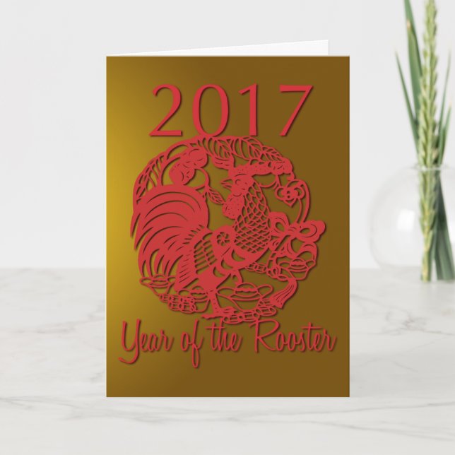 Anpassadet Zodiac 2017 Tupp Helgkort (Framsida)