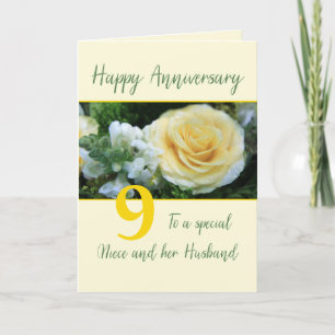 Anpassadets årsdag Niece & Make Kort