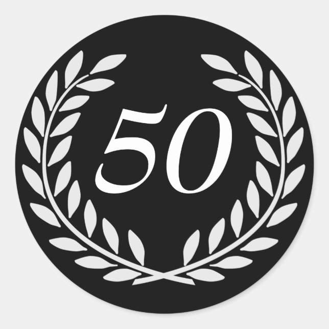 Anpassadets årsdag runt klistermärke (Framsida)