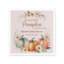 Anpassadets babyvisningsprogram med Pumpkin-design