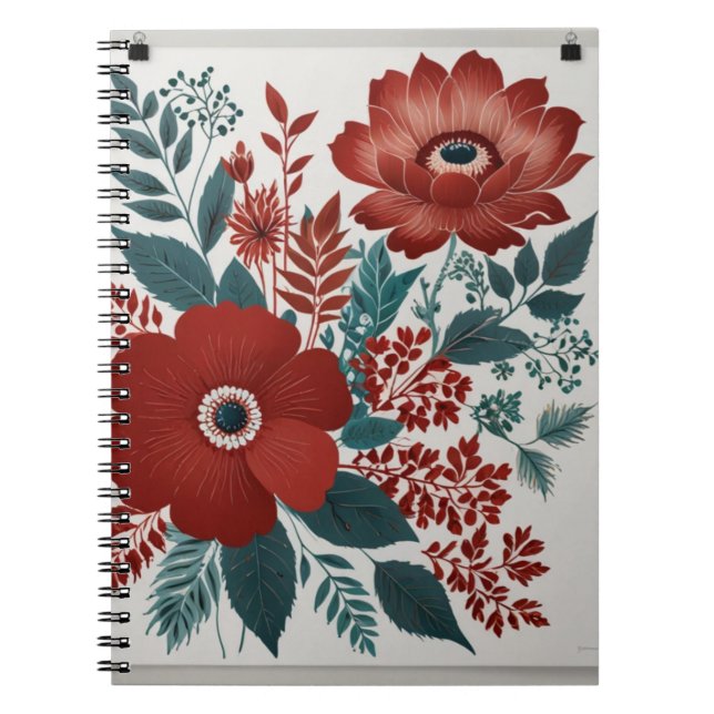 Anpassadets bärbara dator för presenter anteckningsbok (Framsidan)