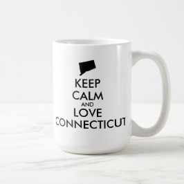 Anpassadets BEHÅLLA LUGN och KÄRLEK-ANSLUTNING Kaffemugg