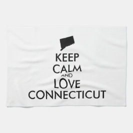 Anpassadets BEHÅLLA LUGN och KÄRLEK-ANSLUTNING Kökshandduk