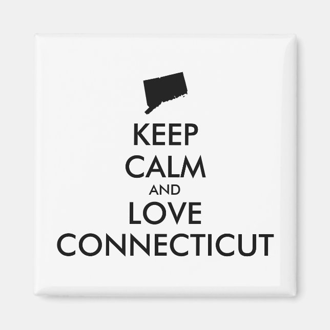 Anpassadets BEHÅLLA LUGN och KÄRLEK-ANSLUTNING Magnet (Framsidan)