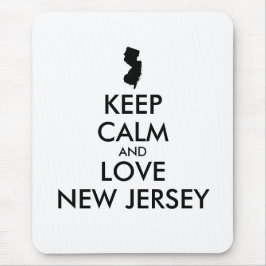 Anpassadets BEHÅLLA LUGN och KÄRLEK NEW JERSEY Musmatta