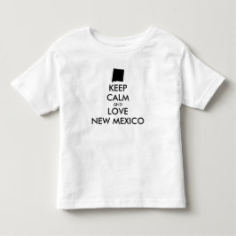 Anpassadets BEHÅLLA LUGN och KÄRLEK NEW MEXICO Tee Shirt