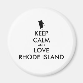Anpassadets BEHÅLLA LUGN och KÄRLEK RHODE ISLAND Magnet