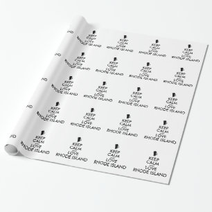 Anpassadets BEHÅLLA LUGN och KÄRLEK RHODE ISLAND Presentpapper