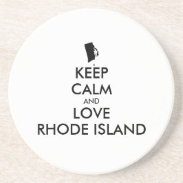 Anpassadets BEHÅLLA LUGN och KÄRLEK RHODE ISLAND Underlägg Sandsten