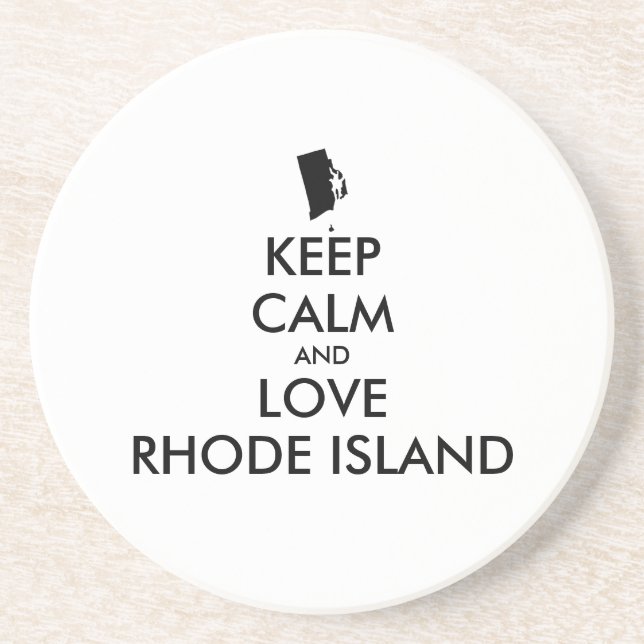 Anpassadets BEHÅLLA LUGN och KÄRLEK RHODE ISLAND Underlägg Sandsten (Framsidan)