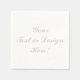 Anpassadets blöjor - lägg till text eller design pappersservett