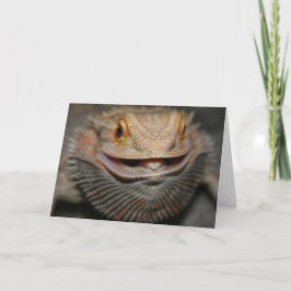 Anpassadets böjda drake helgkort